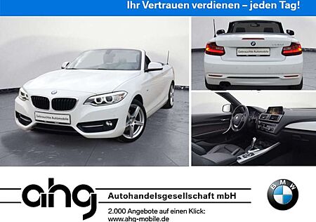 BMW 220 d Cabrio Sport Line Aut. Navi Business Xenon