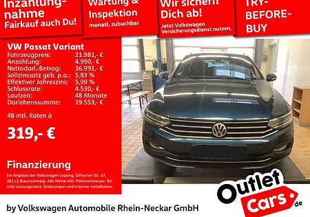 VW Passat Variant Volkswagen 2.0 TSI DSG Business Navi Standhe