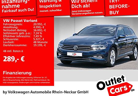 VW Passat Variant Volkswagen 2.0 TSI DSG Business Navi Standhe