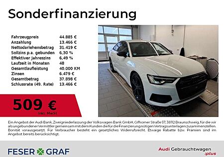 Audi A6 Lim 50 TDI S Line HUD,AHK,Matrix,Leder,Kamera