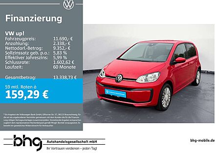 VW Up Volkswagen ! United Fahrerassistenzpaket GRA Kamera PDC