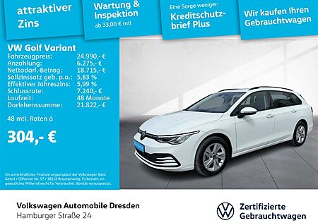 VW Golf Variant Volkswagen Golf VIII Variant Life 2.0 TDI LED ACC TRAVEL