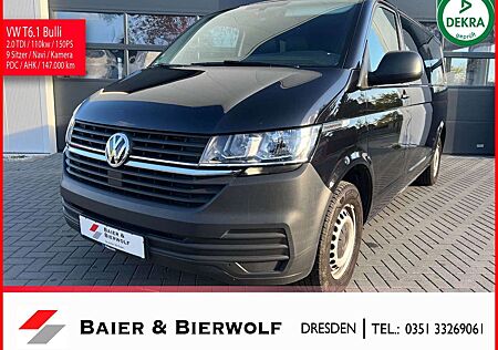 VW T6 Transporter Volkswagen T6.1 Transporter lang Navi 9 Sitzer 150PS Kamera