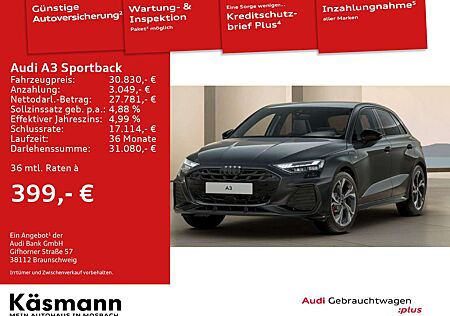 Audi A3 S line 45TFSIe 2xS line NAV LED ACC