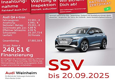 Audi Q4 e-tron 2x S-Line Matrix LED Navi Pro uvm