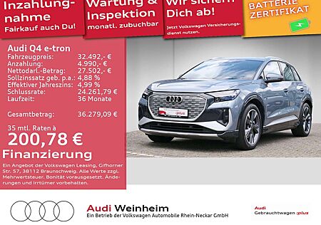 Audi Q4 e-tron 2x S-Line Matrix LED Navi Pro uvm