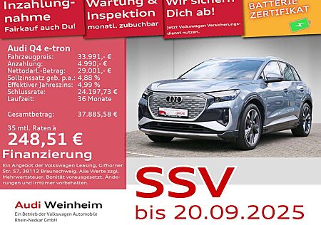 Audi Q4 e-tron 2x S-Line Matrix LED Navi Pro uvm