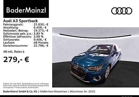 Audi A3 30 TDI S tronic PDC Carplay SHZ
