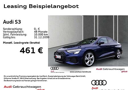 Audi S3 Lim. *MATRIX*B&O*NAV+*Opt.-Schwarz+*R-CAM*