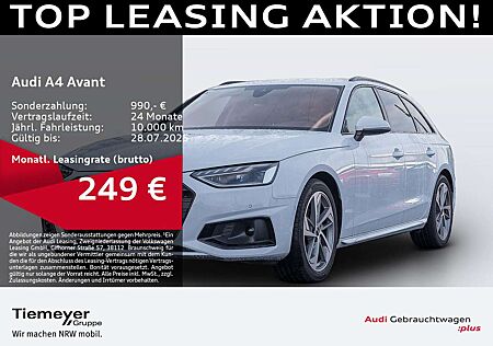 Audi A4 30 TDI ADVANCED LED LM18 AHK SPORTSITZE