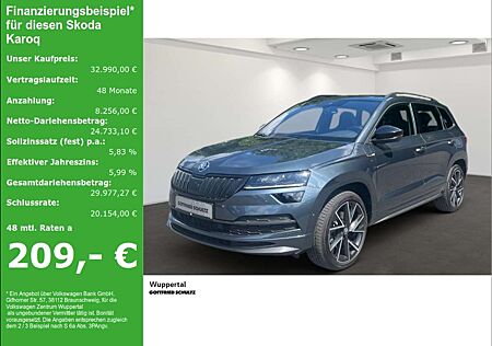 Skoda Karoq 2.0 TSI DSG Sportline 4x4 PANO STHZ AHK DCC ACC LE