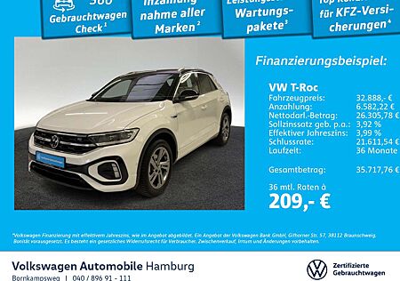 VW T-Roc Volkswagen 1.5 TSI R-Line Navi LED AHK Rear View