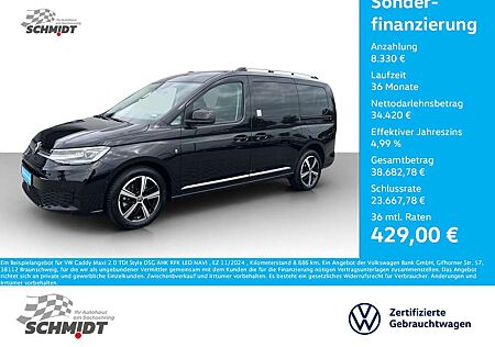 VW Caddy Volkswagen Maxi 2.0 TDI Style DSG AHK RFK LED NAVI
