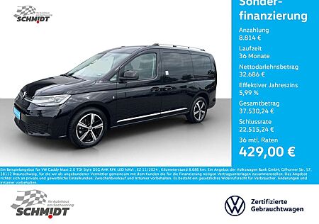 VW Caddy Volkswagen Maxi 2.0 TDI Style DSG AHK RFK LED NAVI