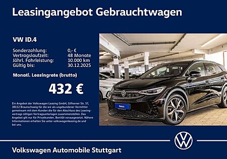 VW ID.4 Volkswagen GTX 250kW SHZ Kamera Klima Navi