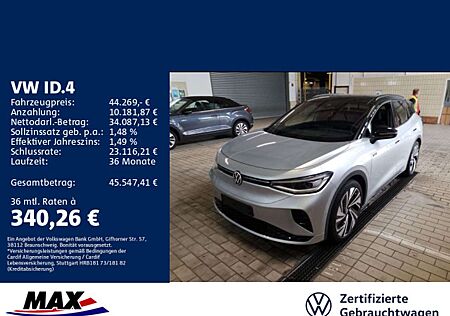 VW ID.4 Volkswagen GTX 4MOTION +IQ.LIGHT+PANO+HARMAN+NAVI+AHK+