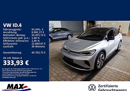 VW ID.4 Volkswagen GTX 4MOTION +IQ.LIGHT+PANO+HARMAN+NAVI+AHK+