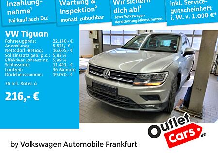 VW Tiguan Volkswagen 2.0 TDI Comfortline Navi AHK"Front Assist
