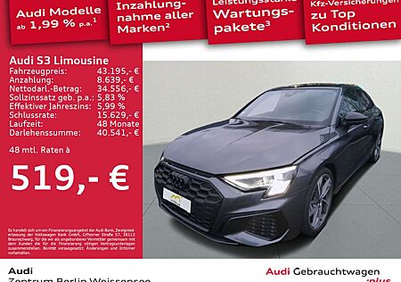 Audi S3 2.0 TFSI S-TRO*QUA*MATRIX*PANO*B&O*