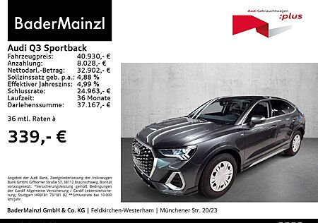 Audi Q3 35 TFSI S tronic S line AHK Stdhz