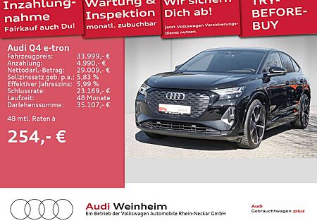 Audi Q4 e-tron 50 Sportback quattro S-Line Black-Pake