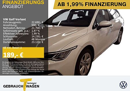 VW Golf Variant Volkswagen 1.0 TSI LIFE NAVI SITZHZ KAMERA CLI