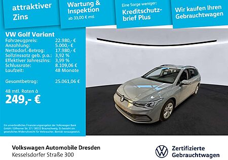 VW Golf Variant Volkswagen Golf VIII Variant 1.5 TSI Life LED Navi