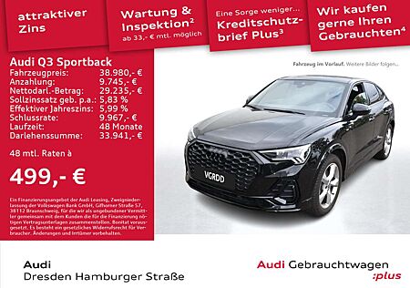 Audi Q3 45TFSI S line quattro Pano B&O AHZV