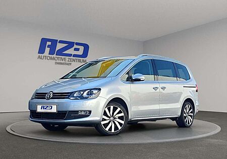VW Sharan Volkswagen High TDI DSG 4Mot STNDHZ 7+2KINDERSITZ AHK