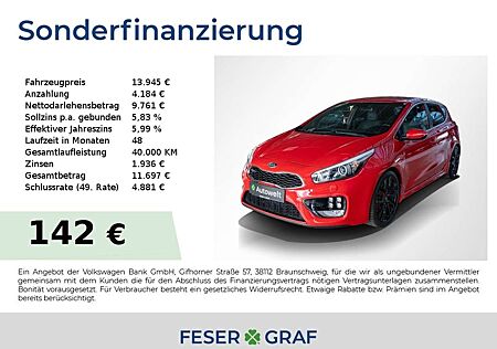 Kia Cee'd Ceed / 1.6 T-GDi GT-Track RECARO / XENON / Navi