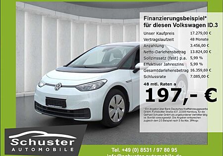 VW ID.3 Volkswagen Pure Performance*Navi LED VKZ-Erk PDCv+h