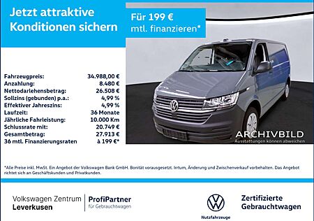 VW T6 Transporter Volkswagen T6.1 Transporter Kasten FWD PDC SHZ KLIMA POR