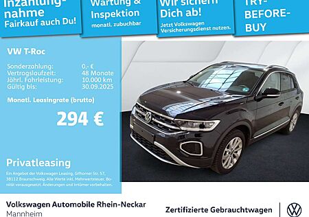 VW T-Roc Volkswagen TSI Style DSG Navi AHK LED uvm