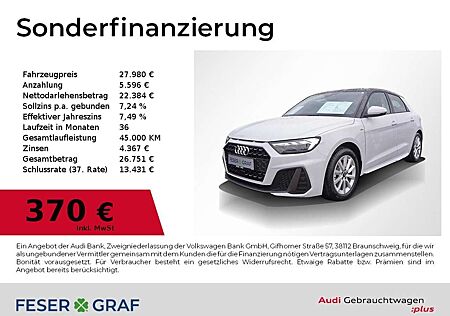 Audi A1 Sportback S line 30 TFSI S tronic SHZ Klima