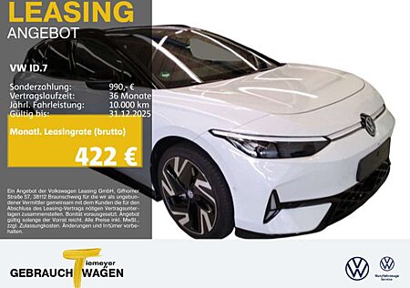 VW ID.7 Volkswagen Tourer GTX 4M LM21 AHK KAMERA WÄRMEPUMPE