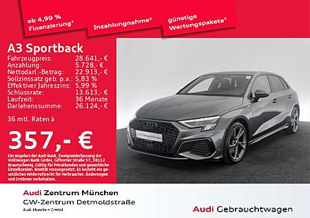 Audi A3 35 TFSI S line AHK/Virtual+/Navi+/K