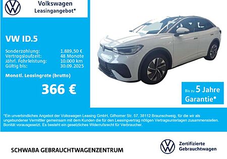 VW ID.5 Volkswagen Pure *ACC*AHK*HdUp*Wärmep.*MATRIX*NAVI*19''