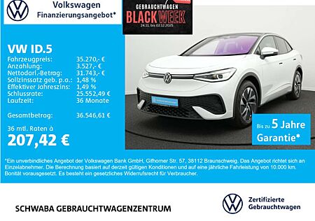 VW ID.5 Volkswagen Pure *ACC*AHK*HdUp*Wärmep.*MATRIX*NAVI*19''