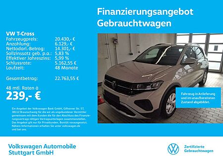 VW T-Cross Volkswagen 1.0 TSI Life Navi Tempomat
