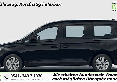 VW Caddy Volkswagen Maxi DSG 7S LM SHZ AC(2Zone) ACC Kam AppC 90 kW...