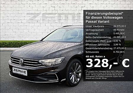 VW Passat Variant Volkswagen GTE 1.4 TSI Hybrid DSG AHK-klappbar Navi Massagesi
