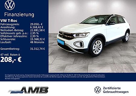 VW T-Roc Volkswagen Style 1.5 TSI AHK/LED+/IQ.Driv/Pano/05.29G