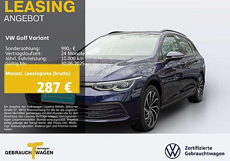 VW Golf Variant Volkswagen 1.0 eTSI DSG PANO ST.HEIZ HuD LM17