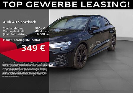 Audi A3 35 TFSI S LINE PANO TEILLEDER LED L