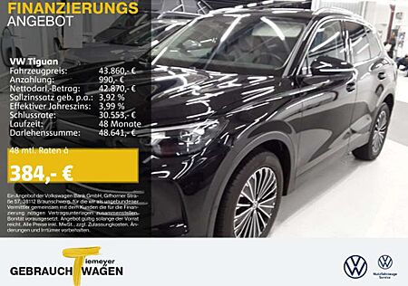 VW Tiguan Volkswagen 2.0 TDI DSG ELEGANCE NEUES MODELL IQ.LIGH