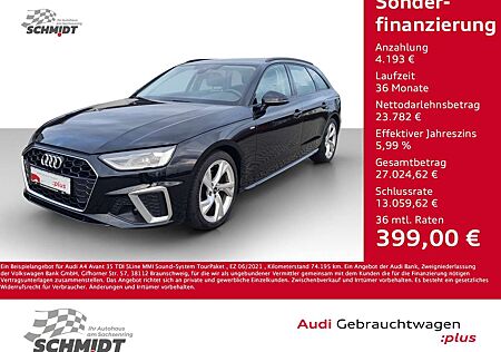 Audi A4 Avant 35 TDI SLine MMI Sound-System TourPaket