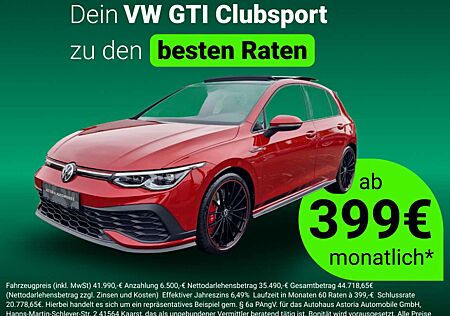 VW Golf Volkswagen GTI Clubsport Pano H&K Performance Akrapovic