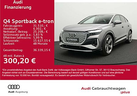 Audi Q4 e-tron gebraucht kaufen Audi Q4 e-tron 40 *S line*PANO*LED*8-fach*