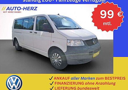 VW T5 Kombi Volkswagen Bus lang*8-SITZE+KLIMA+AHK*