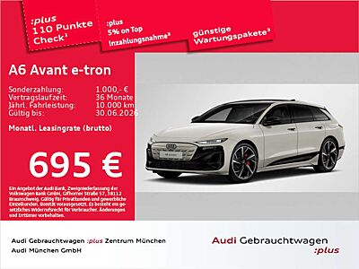 Audi A6 e-tron qu. S line Pano/AHK/Luftfed/B&O